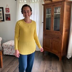 NWT Old Navy Mustard Yellow Lounge Top, Size M